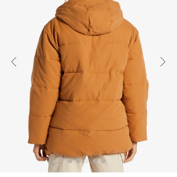 Billabong Love On You Recycler Jacket sz M, Caramel New with Tag - Picture 2 of 8